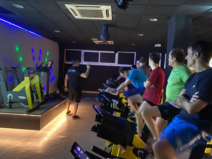 formación spinning david fraile ciclismo